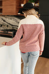 Mess With Your Mind Sweater in Wine