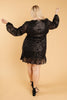 Mia Sequin Dress in Black