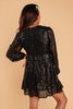 Mia Sequin Dress in Black