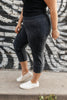 Mineral Wash Minimalist Pants in Black