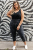 Mineral Wash Minimalist Pants in Black