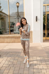 Mint Leopard Hoodie