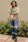 Mix Of Emotions Waffle Knit Top