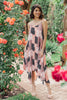 Mix and Patch Dress in Pink