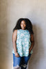 Moody Sage Thermal Tie Dye Top