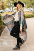 Nacho Basic Poncho in Light Gray