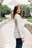Nicely Done Tiered Top in Gray