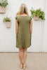 No Worries Dress in Olive