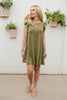 No Worries Dress in Olive
