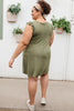 No Worries Dress in Olive