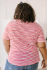 One and Only Stripes Top in Red