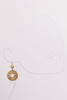 Ornate Circle Hook Drop Earrings