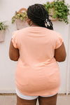 Out of Town Top in Apricot