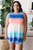 Pastel Gradient Stripes in Blue & Coral