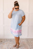 Parallel Lines Tie Dye Dress