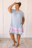 Parallel Lines Tie Dye Dress