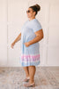 Parallel Lines Tie Dye Dress