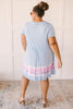Parallel Lines Tie Dye Dress