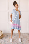 Parallel Lines Tie Dye Dress