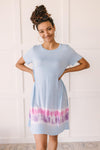 Parallel Lines Tie Dye Dress