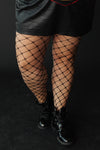 Past Midnight Fence Net Tights