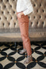 Peighton Paper Bag Pants in Camel