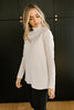 Plain Jane Turtle Neck Top in White