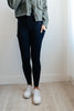 Pockets On The Side Leggings in Black