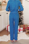 Polka Dot Joy Bottoms in Royal