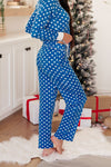 Polka Dot Joy Bottoms in Royal