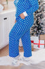 Polka Dot Joy Bottoms in Royal