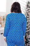 Polka Dot Joy Top in Royal