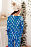 Polka Dot Joy Top in Royal