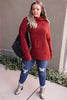 Popcorn And A Movie Sweater in Tomato