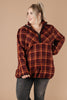 Pretty Plaid Half Zip Pullover