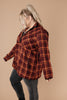 Pretty Plaid Half Zip Pullover