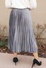 Pretty Pleats Platinum Skirt