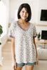 Purple Leopard V-Neck