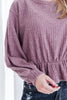 Purple Ribbons Top