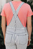 Railroad Stripe Overalls
