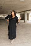 Reckless Abandon Dress In Black
