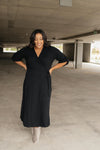 Reckless Abandon Dress In Black