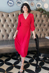 Reckless Abandon Dress In Red