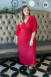 Reckless Abandon Dress In Red