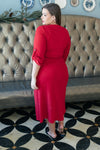 Reckless Abandon Dress In Red