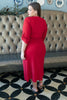 Reckless Abandon Dress In Red