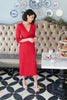 Reckless Abandon Dress In Red