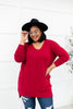 Red Carpet Tunic Top