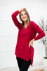 Red Carpet Tunic Top
