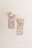 Rhinestone Fringe Earrings